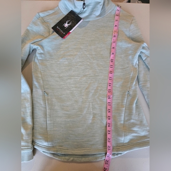 NWT Spyder Active Light Green Sweater Women's Size M. - Picture 9 of 9